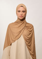 Rabia Z - Jarsey Şal Camel